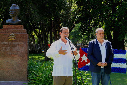 Embajador cubano en Argentina diserta en aniversario de Martí